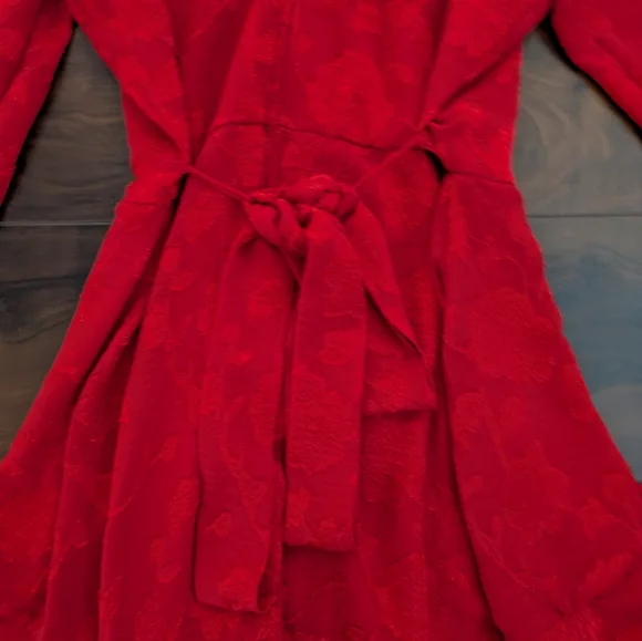 Francesca's Long Sleeve Red Dress - Picture 4 of 5